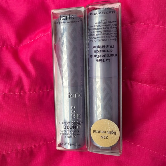 tarte 22N Light Neutral Concealer Blur Stick set of 2 - Picture 2 of 2